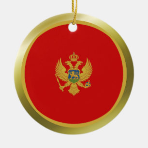 Montenegro Flag Ornament