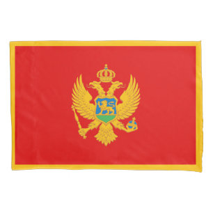 Montenegro Flag Pillowcase