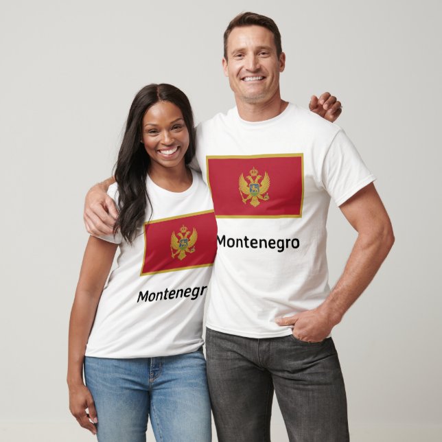 Montenegro Flag T-Shirt (Unisex)