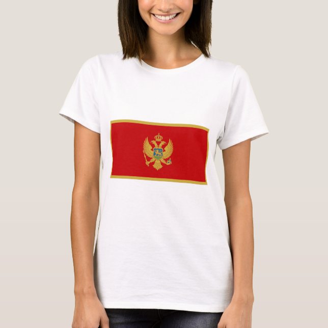 Montenegro Flag T-Shirt (Front)