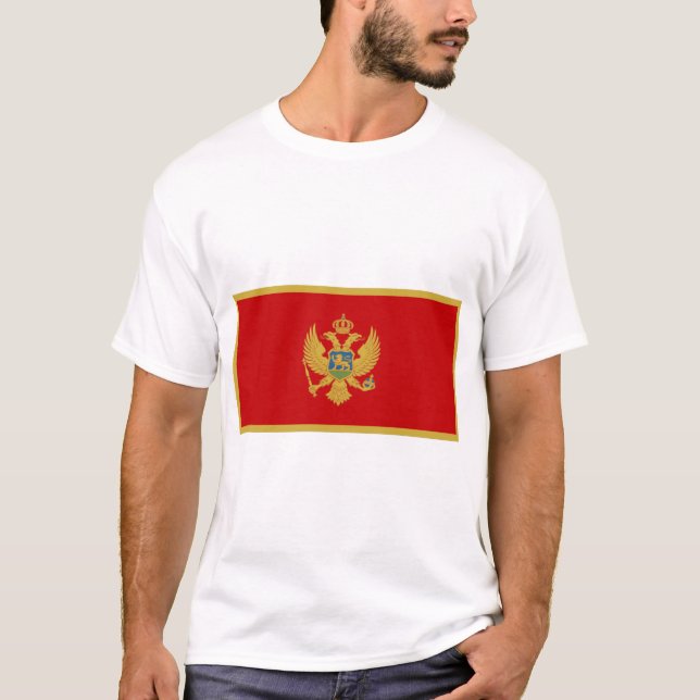 Montenegro Flag T-Shirt (Front)