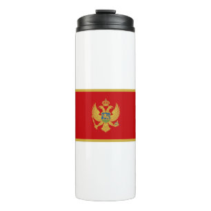 Montenegro Flag Thermal Tumbler