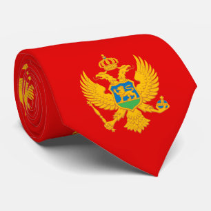 Montenegro Flag Tie