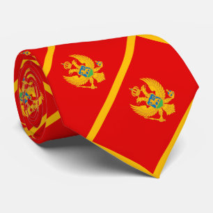 Montenegro Flag Tie