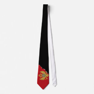 Montenegro Flag Tie