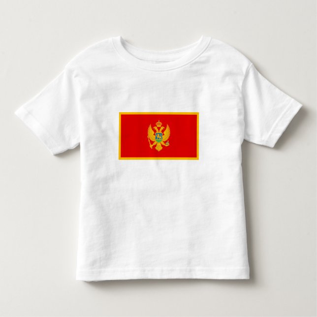 Montenegro Flag Toddler T-Shirt (Front)