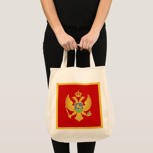Montenegro flag tote bag (Front (Product))
