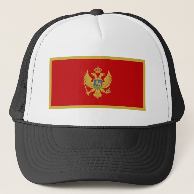 Montenegro Flag Trucker Hat (Front)