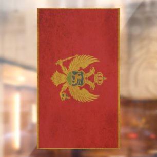 Montenegro Flag Vintage Design