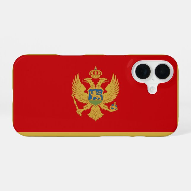 Montenegro iPhone 16 Case (Back Horizontal)