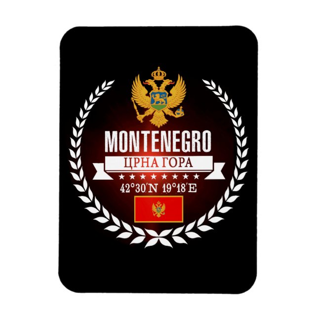 Montenegro Magnet (Vertical)
