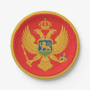 Montenegro Paper Plate