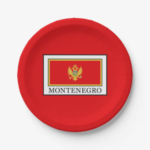 Montenegro Paper Plate