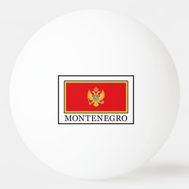 Montenegro Ping Pong Ball (Front)