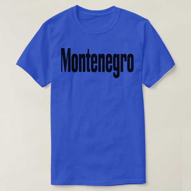 Montenegro T-Shirt (Design Front)