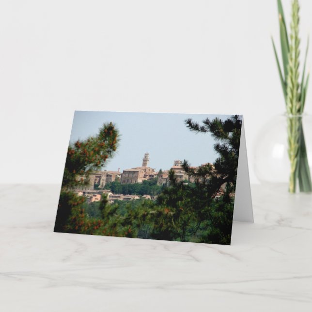 Montepulciano, Italy Card (Front)