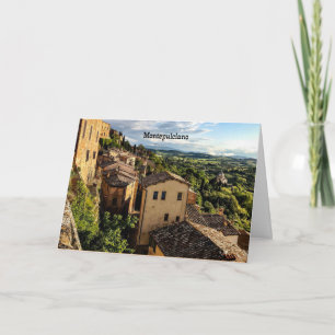 Montepulciano, Toscana, Italy  Card