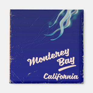 Monterey Bay California Jelly vintage travel Magnet