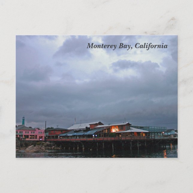 Monterey Bay, California Postcard (Front)