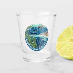 Monterey Bay National Marine Sanctuary California Shot Glass