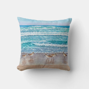 Monterey Bay Sandpipers Cushion
