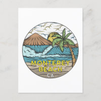 Monterey Beach California Vintage