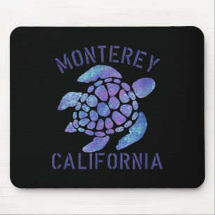 Monterey, Ca Beach Design _ Tribal Turtle Gift  Mouse Pad
