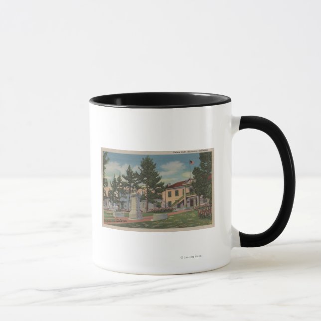 Monterey, CA - Colton Hall View and Grounds Mug (Right)