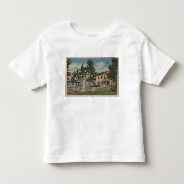 Monterey, CA - Colton Hall View and Grounds Toddler T-Shirt (Front)