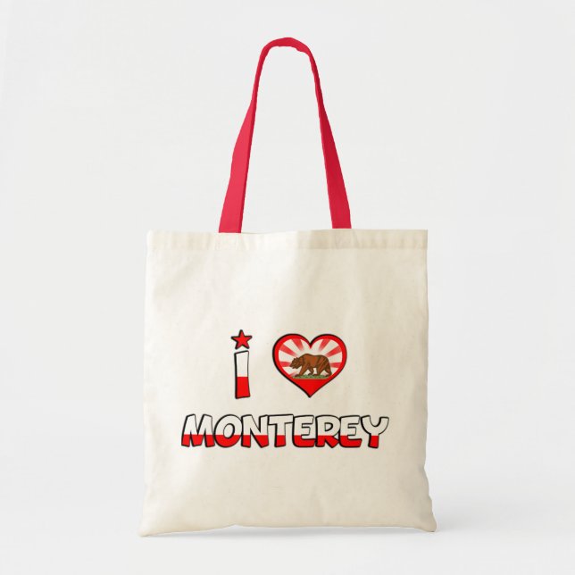 Monterey, CA Tote Bag (Front)