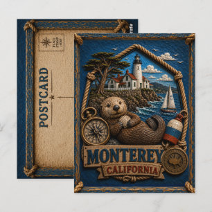 Monterey California Postcard Vintage Travel