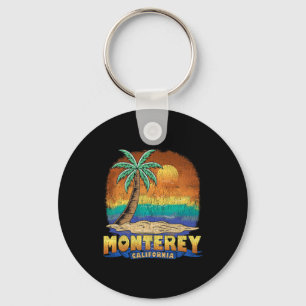 Monterey California Vintage Distressed Souvenir Key Ring