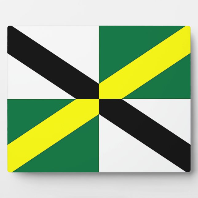 Monterey City Flag Plaque (Front)