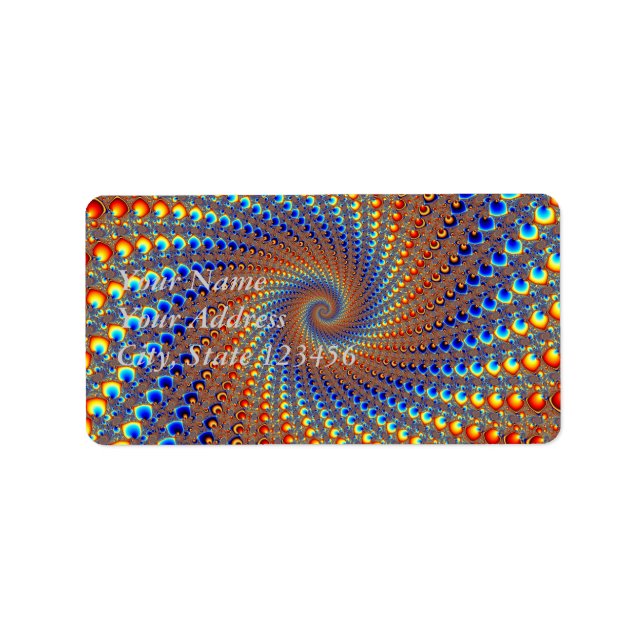 Monterey Fractal Art Label (Front)