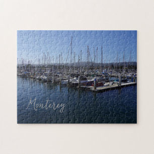 Monterey Marina, Monterey Bay, California Jigsaw Puzzle