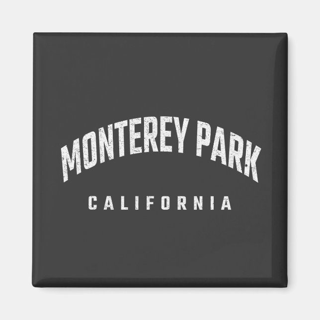 Monterey Park California CA Magnet (Front)