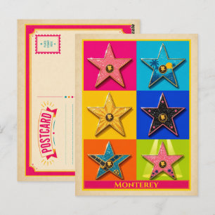 Monterey Postcard California Hollywood Star