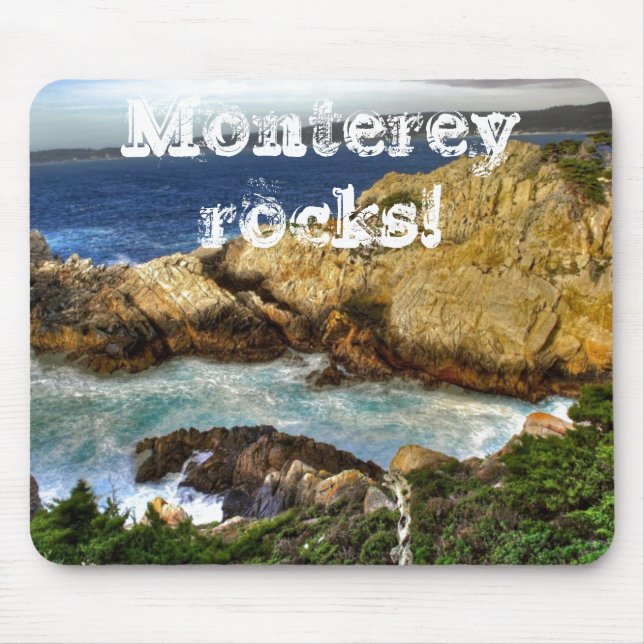 Monterey Rocks! Mouse Pad (Front)