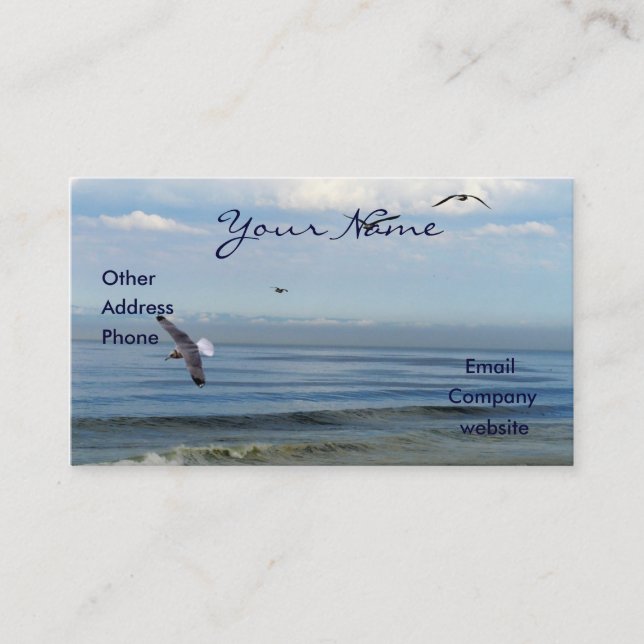 Monterey Scene Business Card (Front)