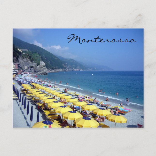 monterosso beach postcard (Front)