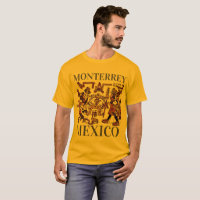 Monterrey Mexico Aztec Design, men's
