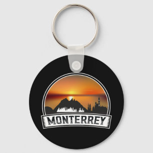 Monterrey Mexico Sunset Cityscape Key Ring