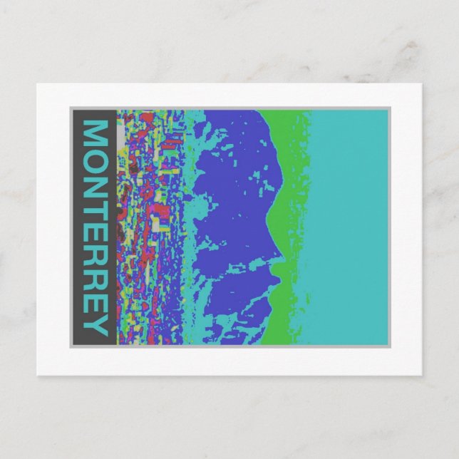 Monterrey, MX,Travel Poster Postcard-Vintage Style Postcard (Front)