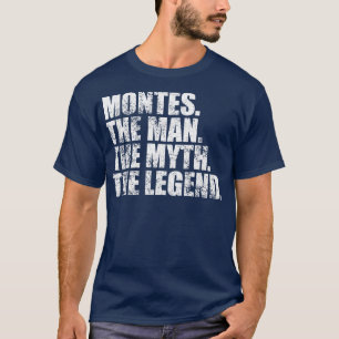 MontesMontes Family name Montes last Name Montes S T-Shirt