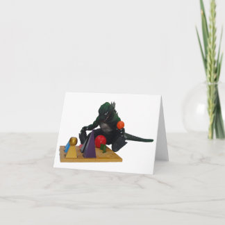 Montessaurus & Grammar Solids Note Card