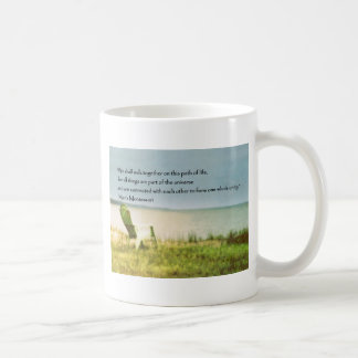 montessori beach scene quote coffee mug