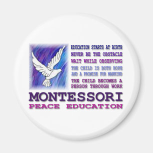 Montessori Dove Magnet