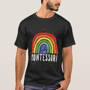Montessori Rainbow For Montessori Teachers T-Shirt