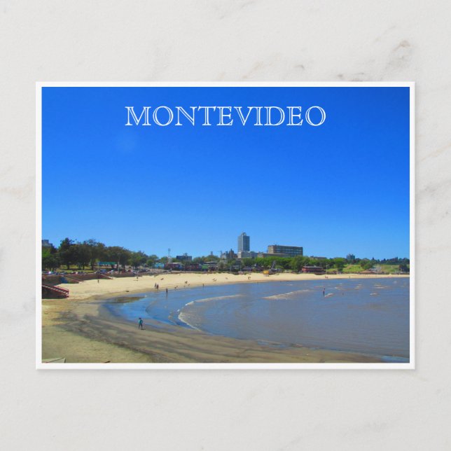 montevideo beach postcard (Front)