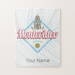 Montevideo City Uruguay Palacio Salvo Souvenir Jigsaw Puzzle